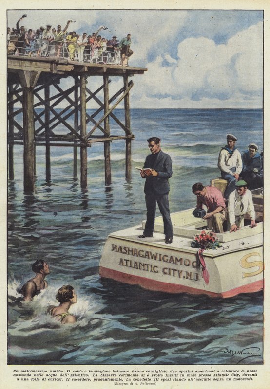 Un matrimonio umido da Achille Beltrame