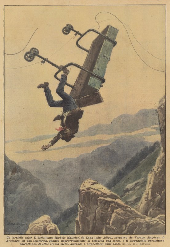 Un terribile salto da Achille Beltrame