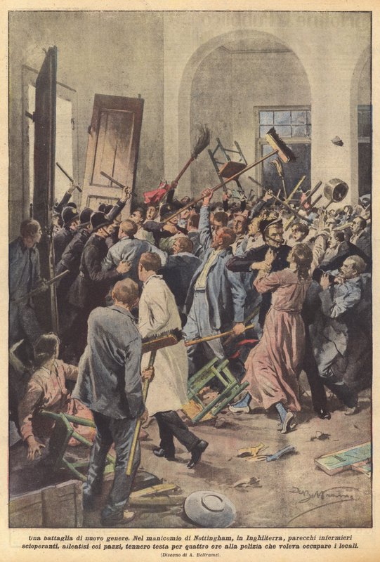 Una battaglia di nuovo genere da Achille Beltrame
