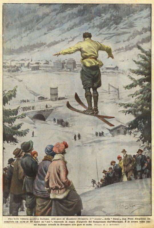 Una bella vittoria sportiva italiana da Achille Beltrame