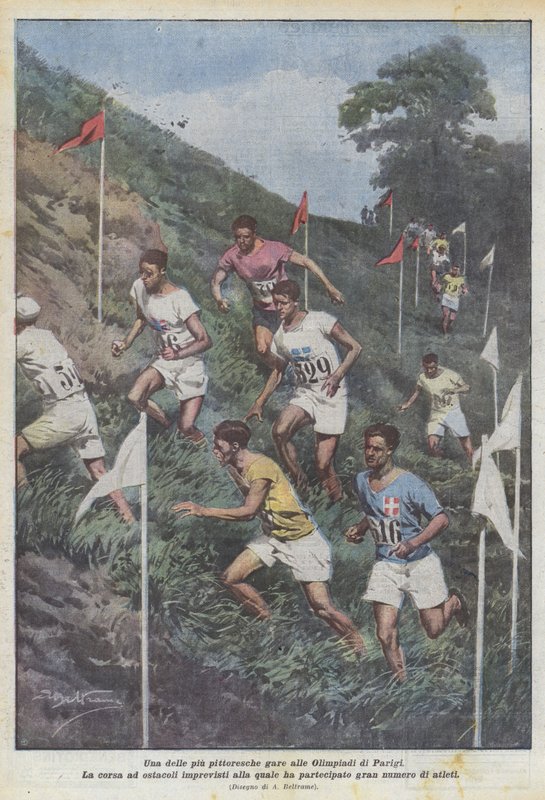 Una delle più pittoresche gare alle Olimpiadi di Parigi da Achille Beltrame
