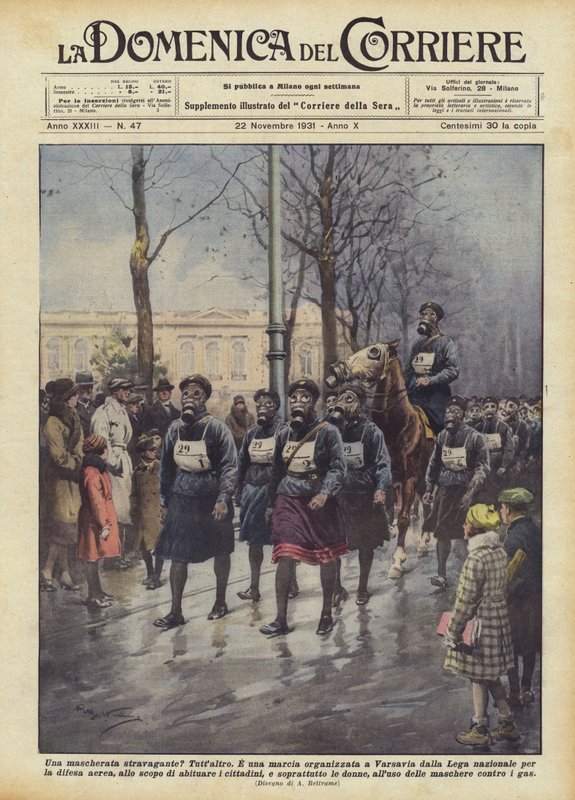 Una mascherata stravagante da Achille Beltrame
