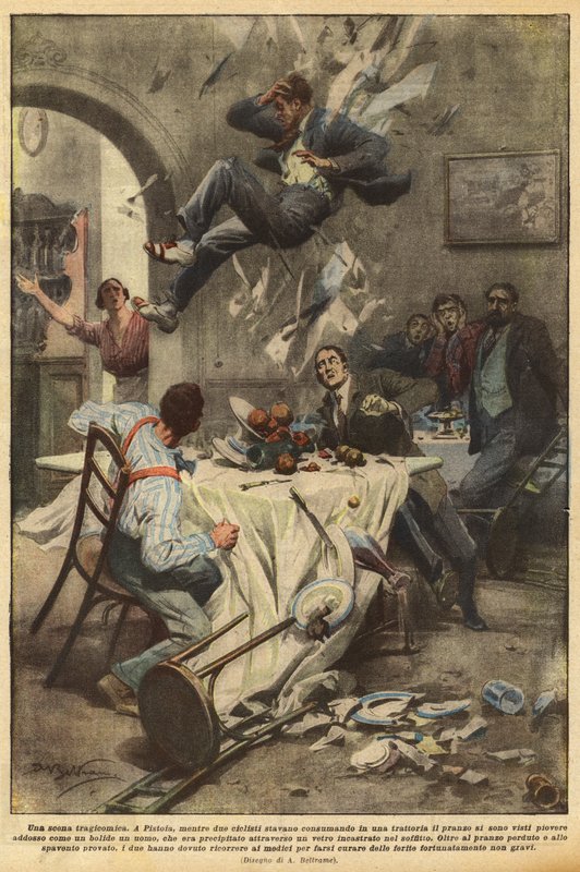 Una scena tragicomica da Achille Beltrame