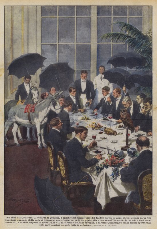 Una sfida alla jettatura da Achille Beltrame