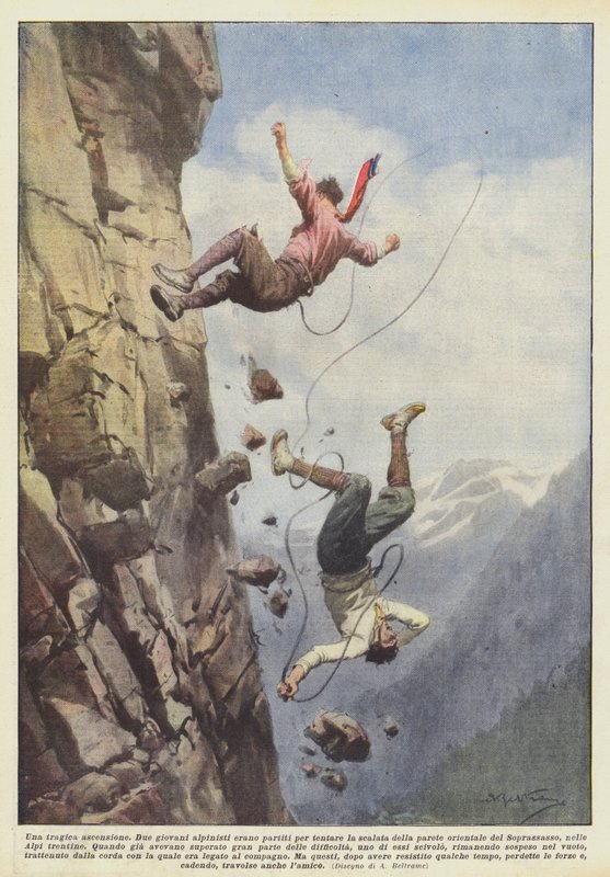 Una tragica ascensione da Achille Beltrame