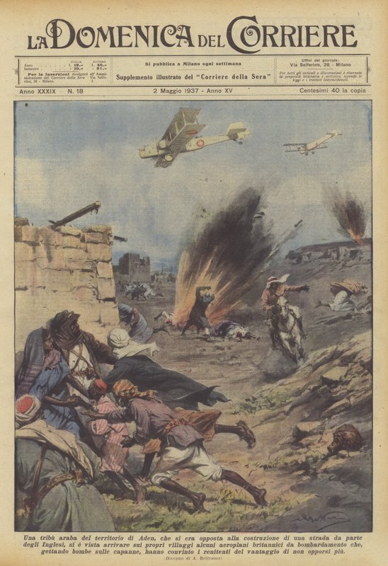 Una tribù araba del territorio di Aden, che si era opposta alla costruzione di una strada da parte da Achille Beltrame
