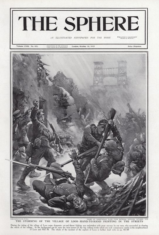 Battaglia di Loos, Prima Guerra Mondiale, 1915 da Addison Thomas Millar