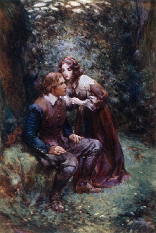 Lei mise le sue pure labbra luminose, mezzo sorridenti, mezzo inclini a rispondere alle lacrime, contro la mia fronte, segnata da problemi, dubbi e desideri ardenti da Addison Thomas Millar