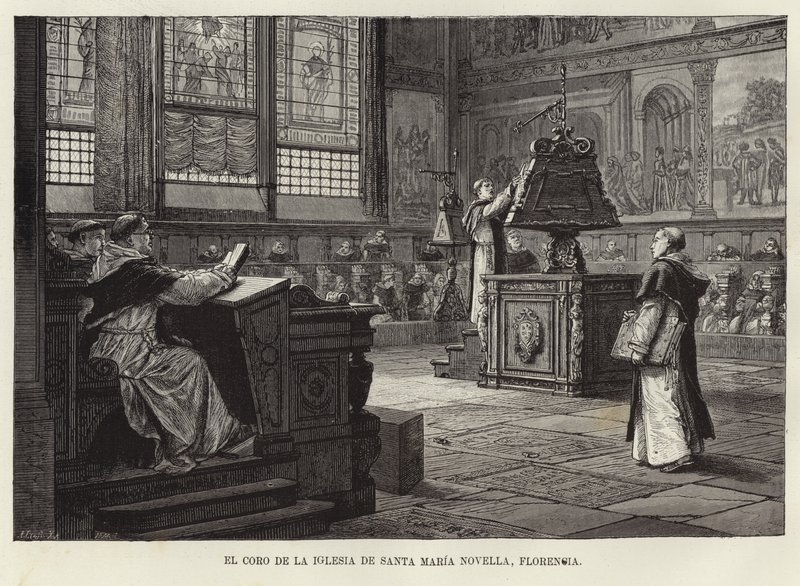 Il coro della Basilica di Santa Maria Novella, Firenze da Adolf Closs