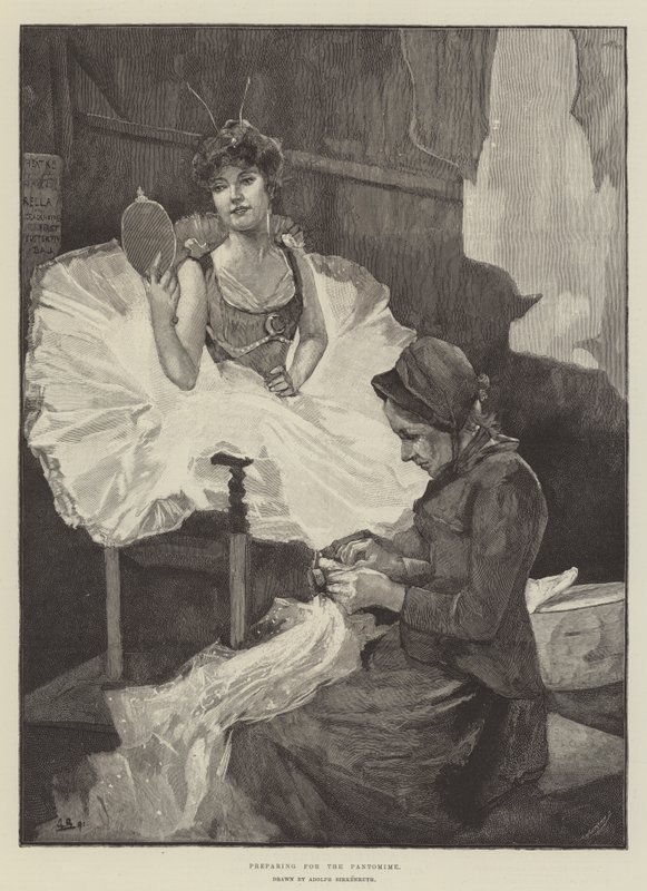 Preparativi per il Pantomima da Adolphe Birkenruth