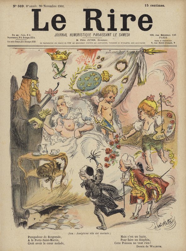 Illustrazione per Le Rire da Adolphe Leon Willette