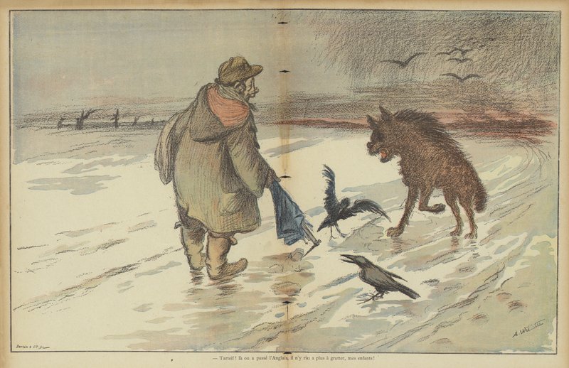 Illustrazione per Le Rire da Adolphe Leon Willette
