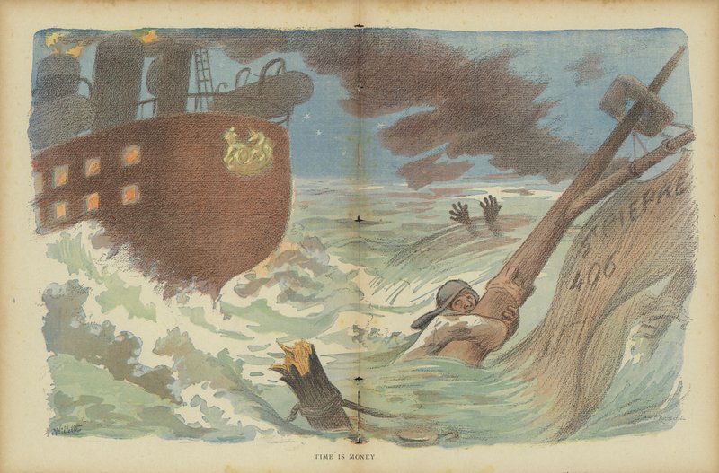 Illustrazione per Le Rire da Adolphe Leon Willette