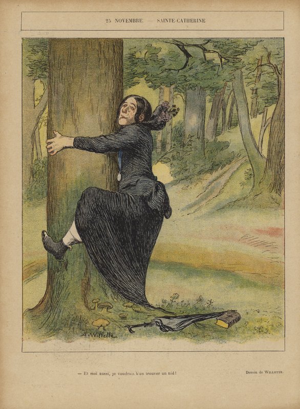 Illustrazione per Le Rire da Adolphe Leon Willette