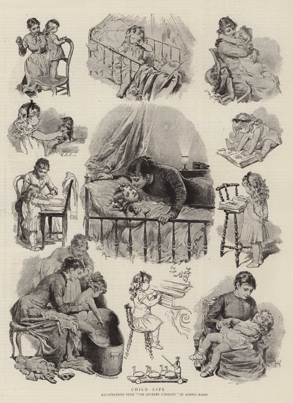 Vita infantile da Adrien Emmanuel Marie