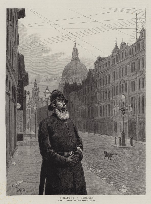 Domenica a Londra da Adrien Emmanuel Marie