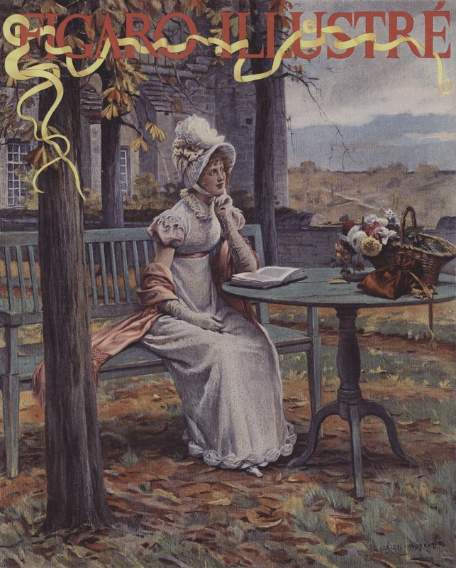 Autunno. Copertina di Le Figaro Illustré, novembre 1894 da Adrien Moreau