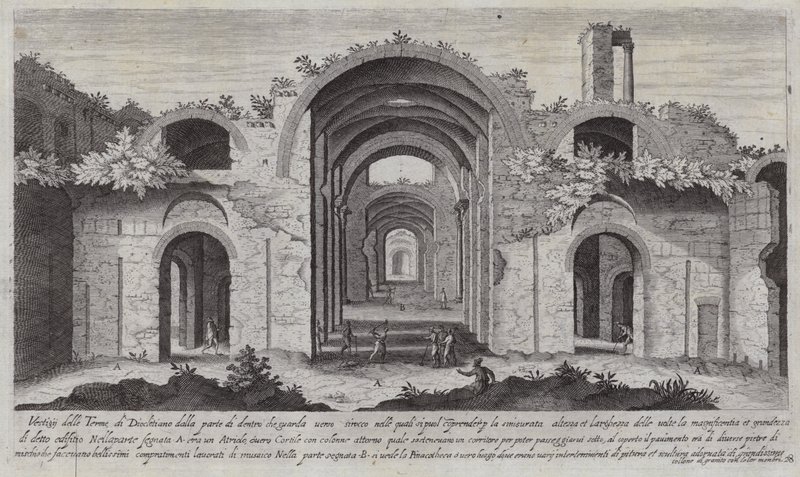 Terme di Diocleziano, Roma da Aegidius Sadeler or Saedeler