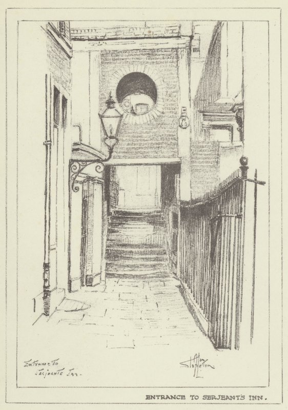 Ingresso a Serjeants Inn da Alan Stapleton
