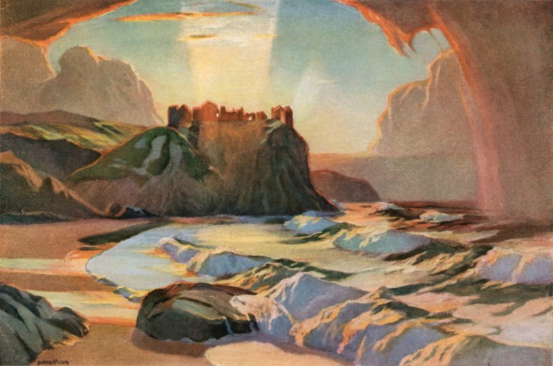 Irlanda del Nord, Castello di Dunluce da Albert Julius Olsson