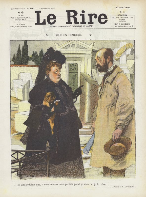 Illustrazione per Le Rire da Albert Guillaume