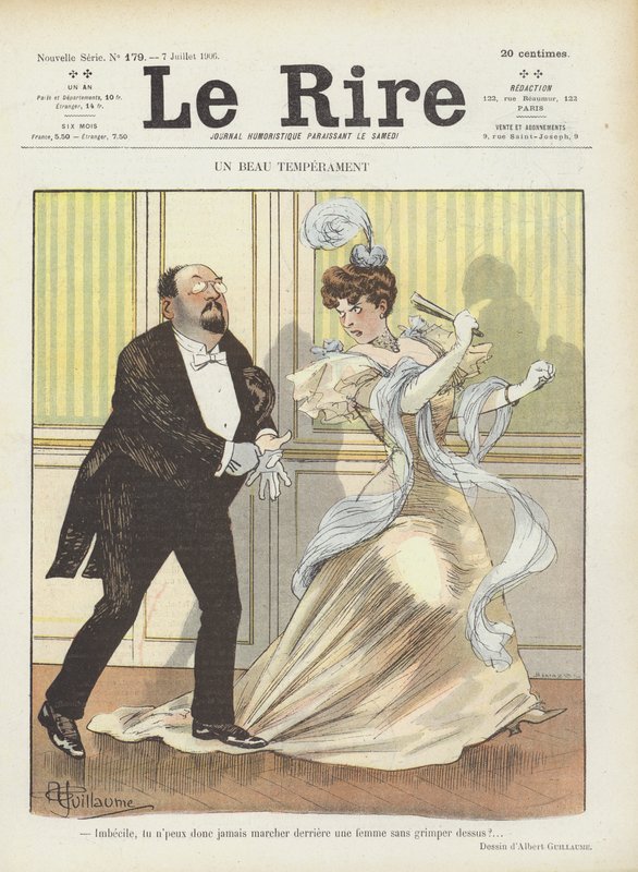 Illustrazione per Le Rire da Albert Guillaume