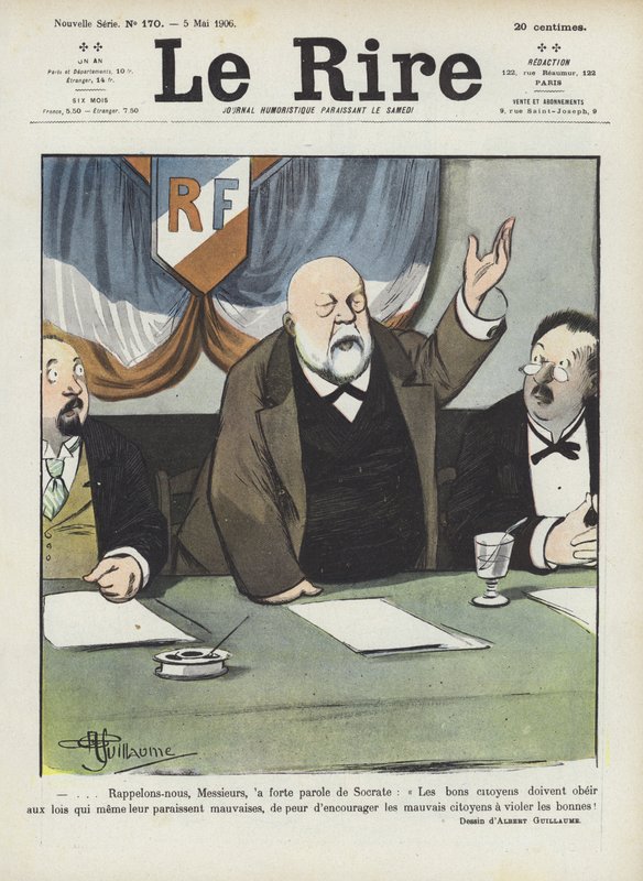 Illustrazione per Le Rire da Albert Guillaume