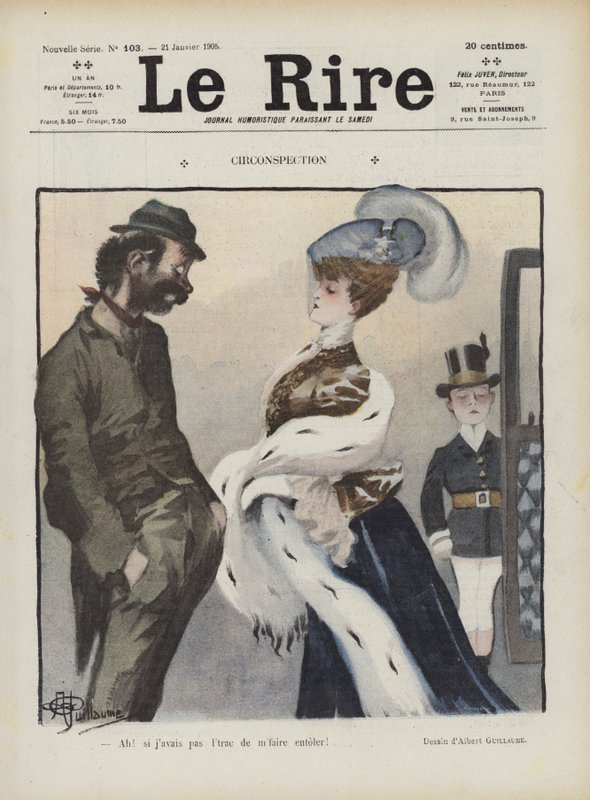 Illustrazione per Le Rire da Albert Guillaume