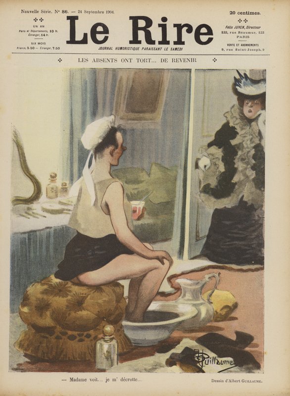 Illustrazione per Le Rire da Albert Guillaume