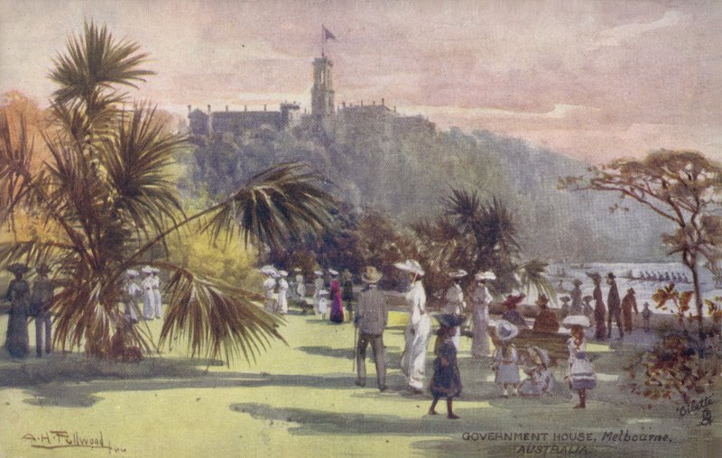 Government House, Melbourne, Australia da Albert Henry Fullwood