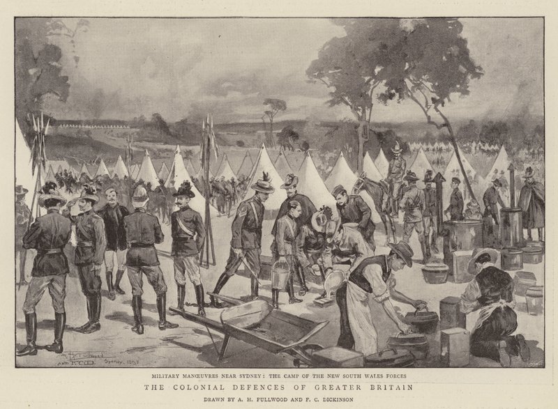 Le difese coloniali della Gran Bretagna da Albert Henry Fullwood