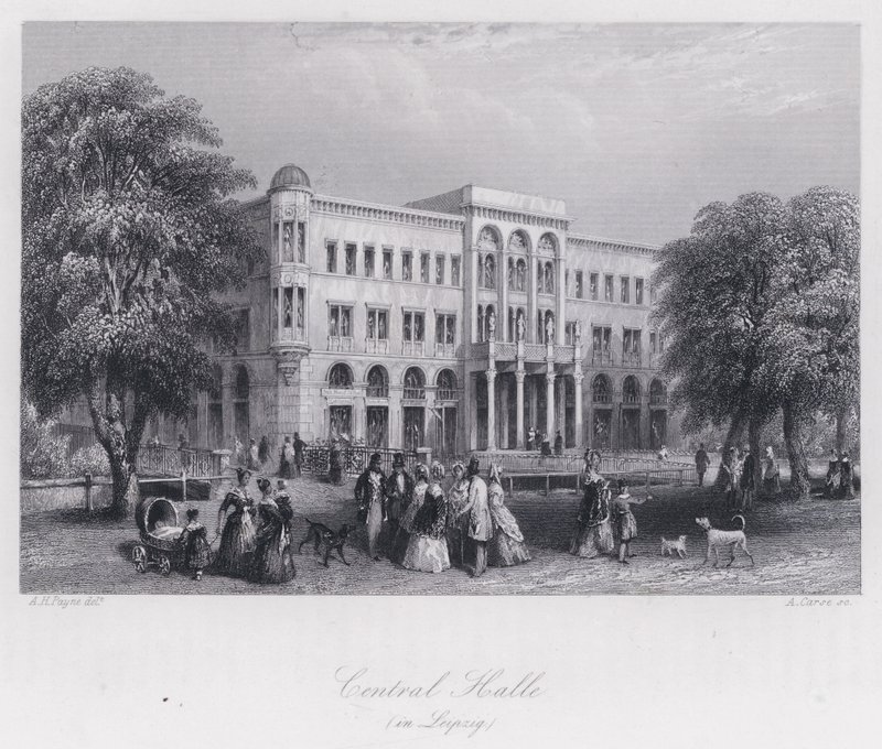 Halle Centrale, a Lipsia da Albert Henry Payne