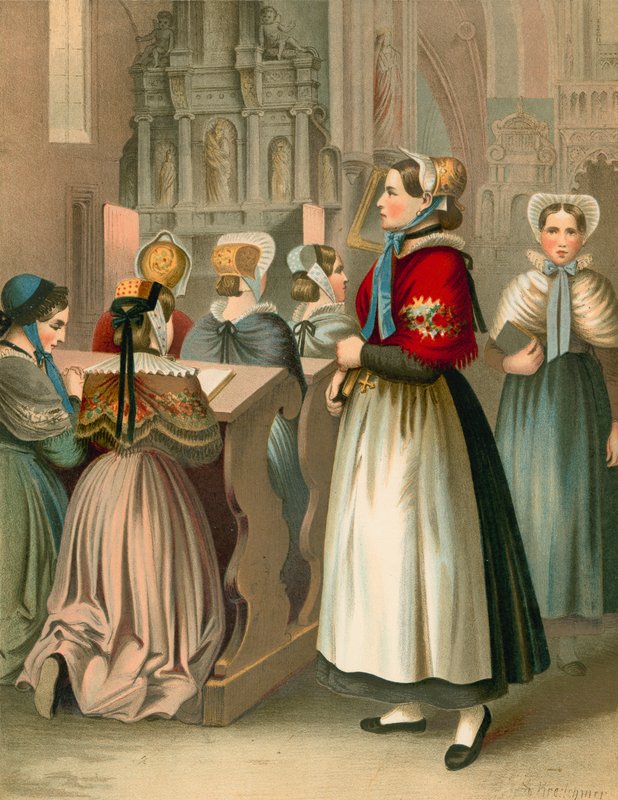 Costume tedesco, Hannover, Osnabruck da Albert Kretschmer