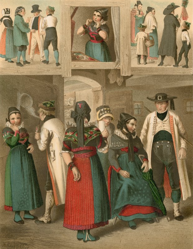 Costume tedesco, Westphalen da Albert Kretschmer