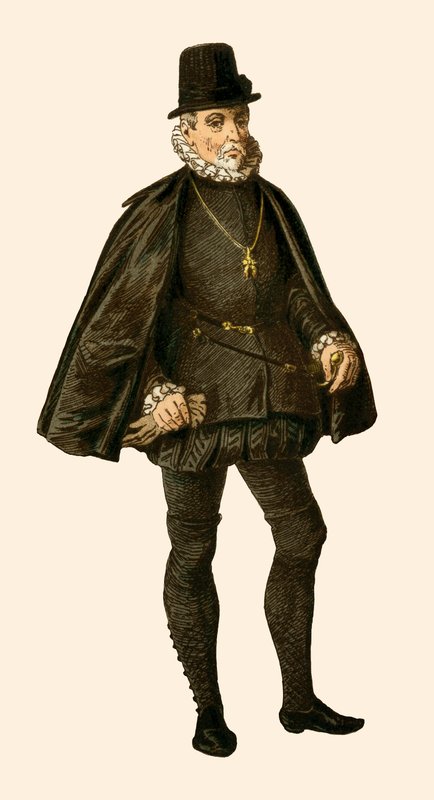 Re Filippo II di Spagna da Albert Kretschmer