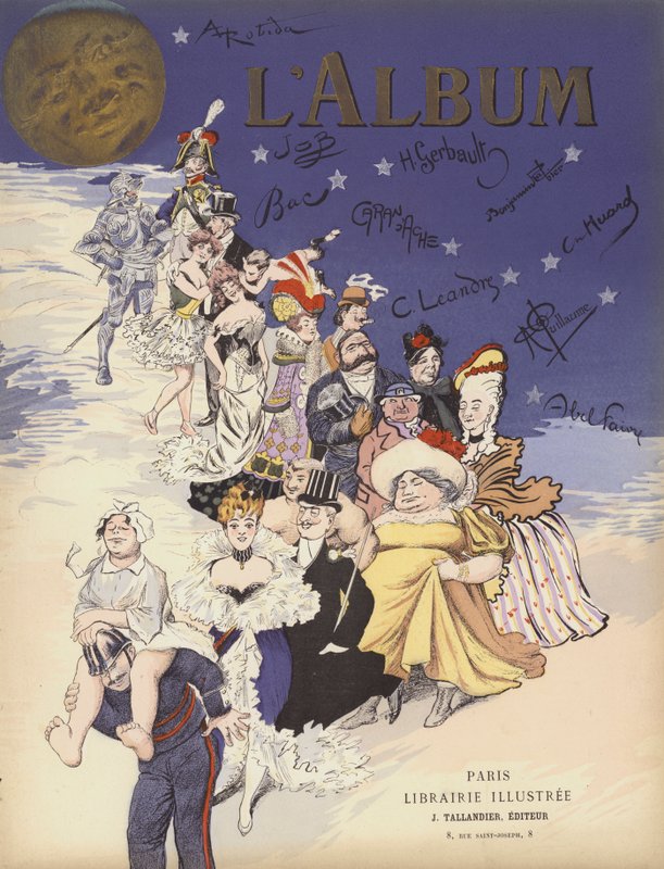 Caricatura francese da Albert Robida