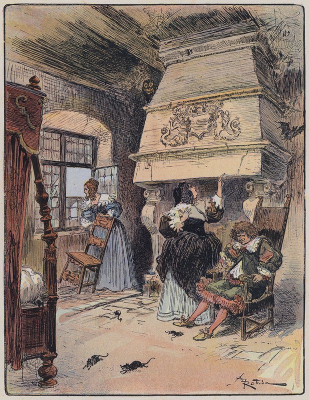 Illustrazione per Le Capitaine Bellormeau di e illustrato da A Robida da Albert Robida