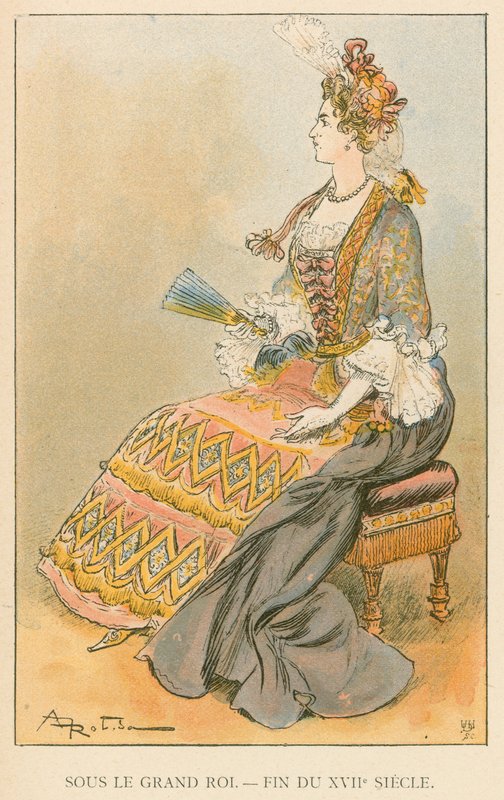 Sotto il Grande Re.--Fine del XVII secolo da Albert Robida