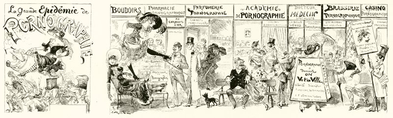 La Grande Epidemia di Pornografia da Albert Robida