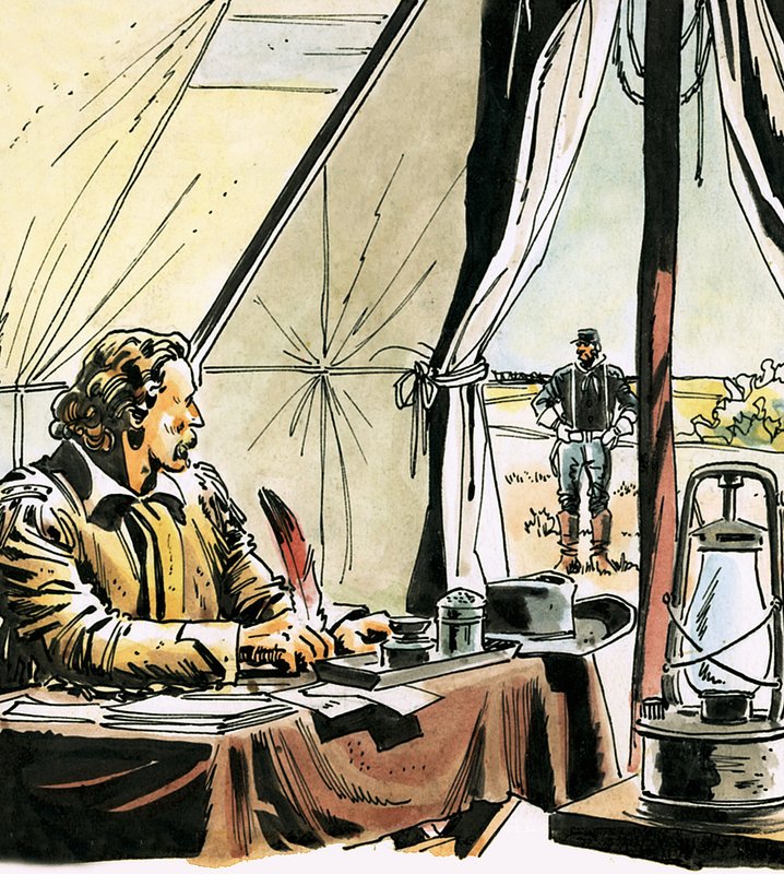 Il generale George Custer da Alberto Giolitti