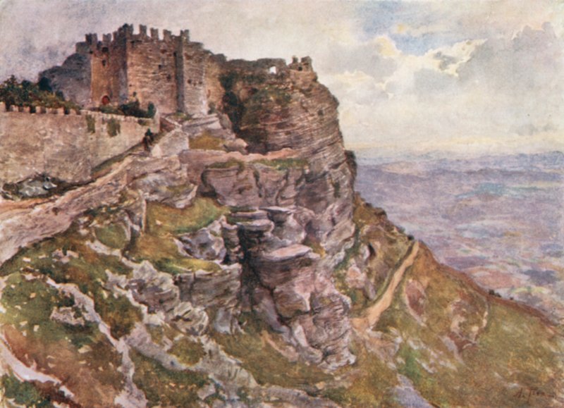 Castello di Monte San Giuliano da Alberto Pisa
