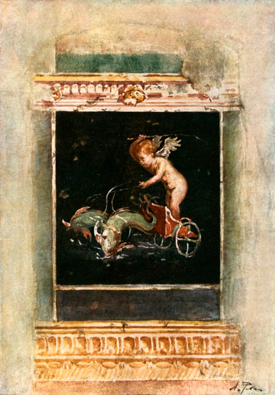 Pannello decorativo dalla Casa dei Vettii da Alberto Pisa
