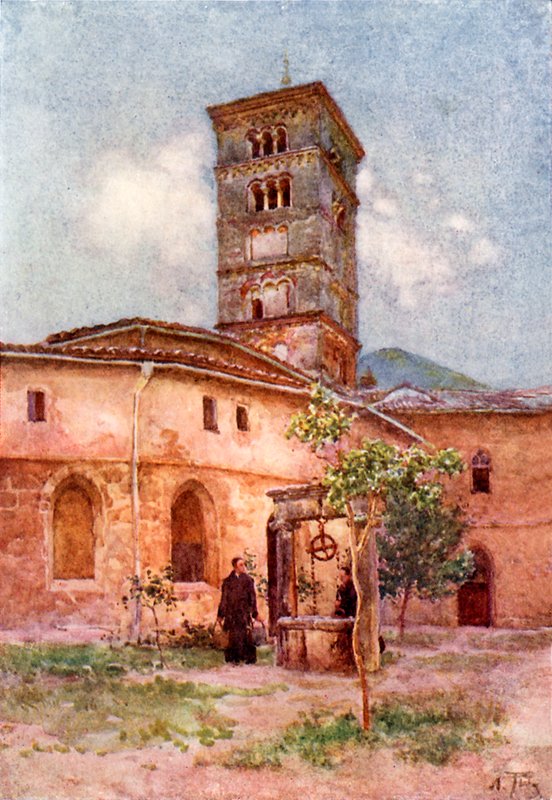 Giardino del Monastero di Santa Scolastica, Subiaco da Alberto Pisa