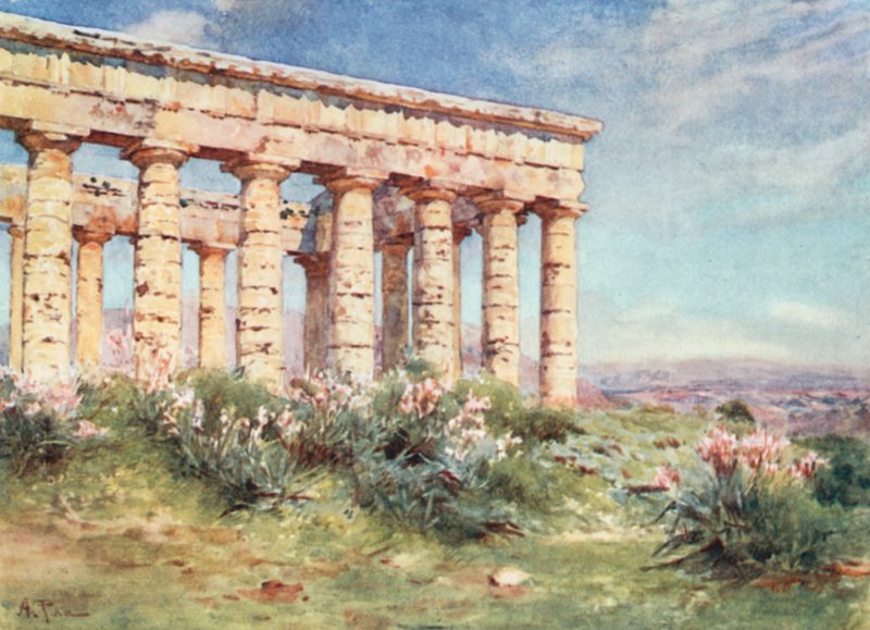 Tempio di Segesta da Alberto Pisa