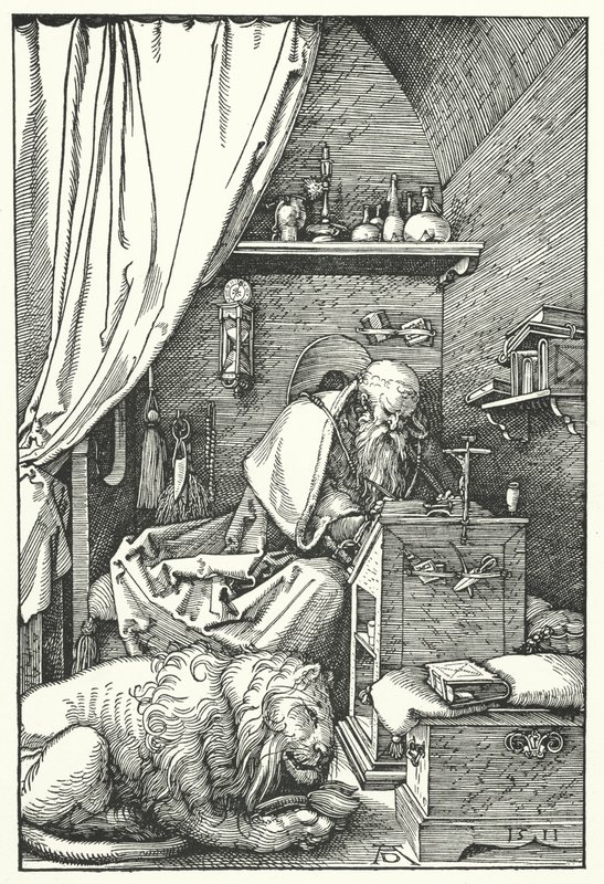 San Girolamo nella sua cella da Albrecht Dürer