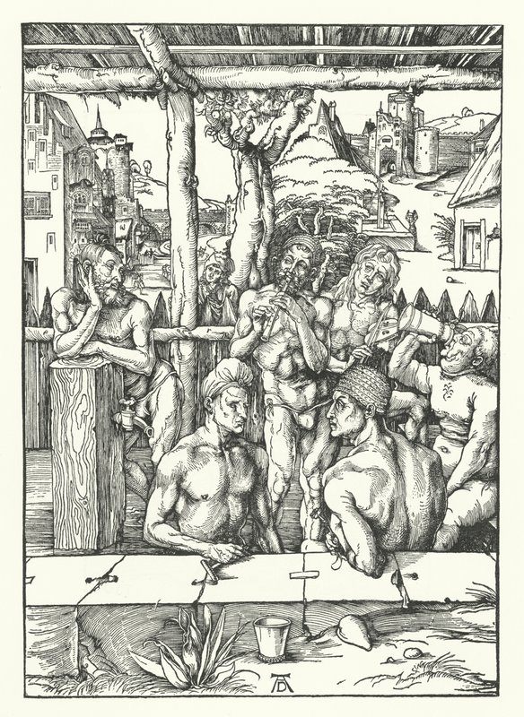 Il bagno degli uomini da Albrecht Dürer