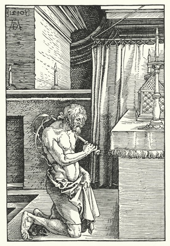 Re Davide in penitenza da Albrecht (after) Durer or Duerer