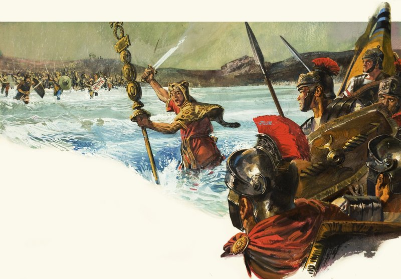 Legioni romane non identificate invadono la Britannia da Alessandro Biffignandi