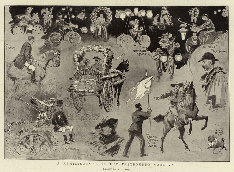 Un ricordo del carnevale di Eastbourne da Alexander Stuart Boyd