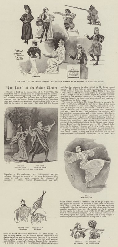 Don Giovanni al Gaiety Theatre da Alexander Stuart Boyd